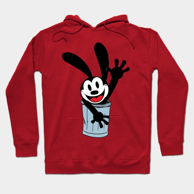 Oswald The Lucky Rabbit is hiding Hoodie by Kids series